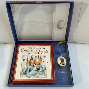 M.J. Hummel Christmas Angels Book& Ornament Gift Set
